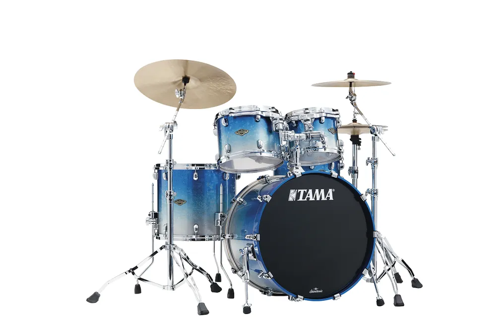 Prix Réduit Tama STARCLASSIC WALNUT/BIRCH 22‘‘/4PCS MOLTEN BLUE ICE FADE