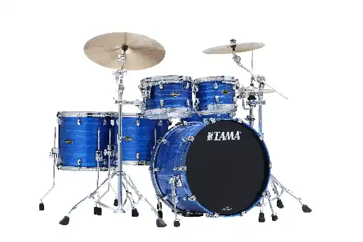 Tama STARCLASSIC WALNUT/BIRCH 22‘‘/5PCS LACQUER OCEAN BLUE RIPPLE Usine Directe