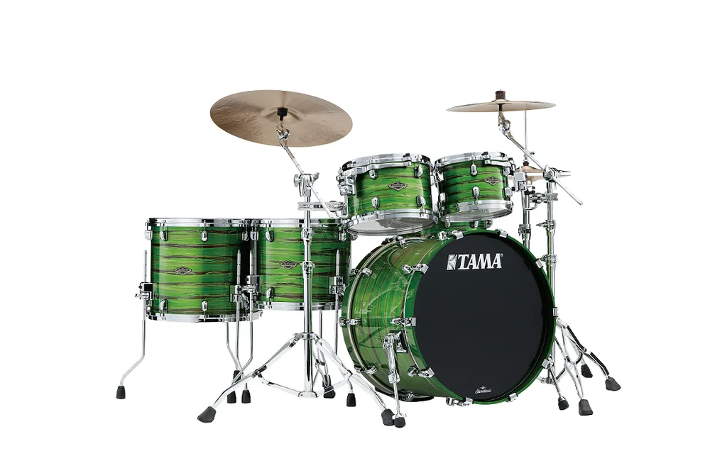Tama STARCLASSIC WALNUT/BIRCH 22‘‘/5PCS LACQUER SHAMROCK OYSTER Satisfait Ou Remboursé