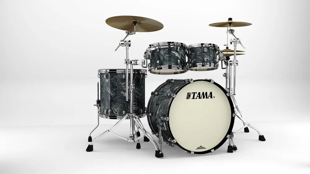 Tama STARCLASSIC MAPLE 22‘‘/4PCS CHARCOAL SWIRL Nouvelle Collection