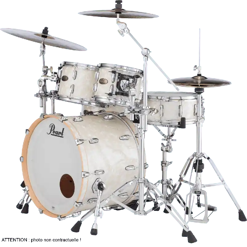 Pearl Drums Batterie Session Studio Select Rock 22" 4 fûts - nicotine white marine pearl Offre Spéciale