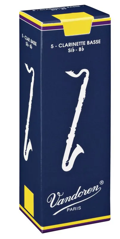 Vandoren CR123 - Traditionnelles force 3 - anches clarinette basse - boite de 5 Prix Choc