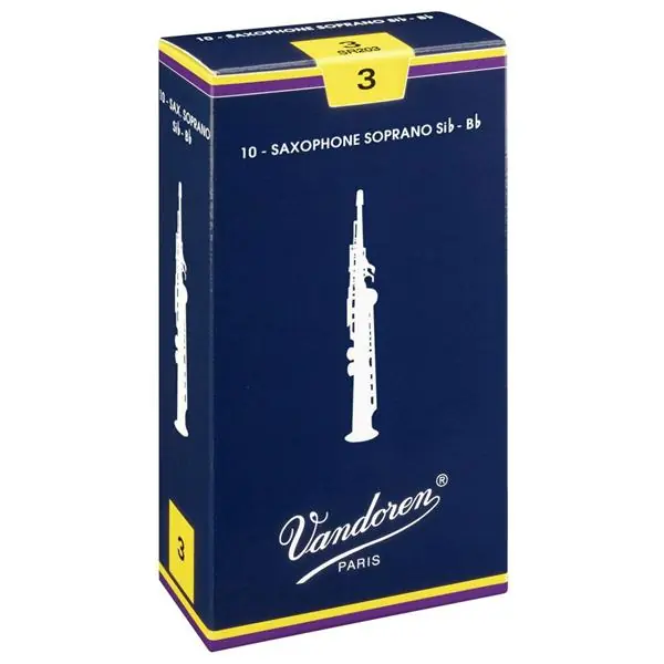 Vente Flash Vandoren SR2025 - Traditionnelles force 2.5 - anches saxophone soprano - boite de 10