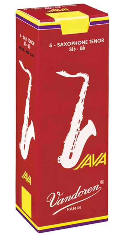Vandoren SR2715R - Java Filed Red Cut force 1.5 - anches saxophone ténor - boite de 5 Meilleur Prix