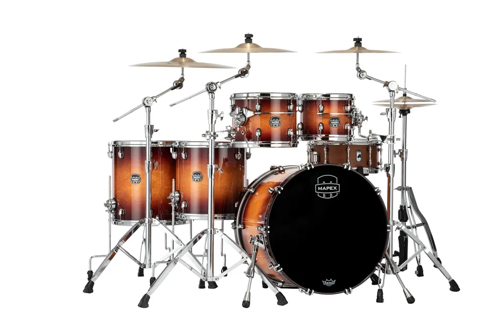 Mapex MAPEX SATURN EVOLUTION STUDIO 22‘‘/5Fûts EXOTIC SUNBURST Bon Plan