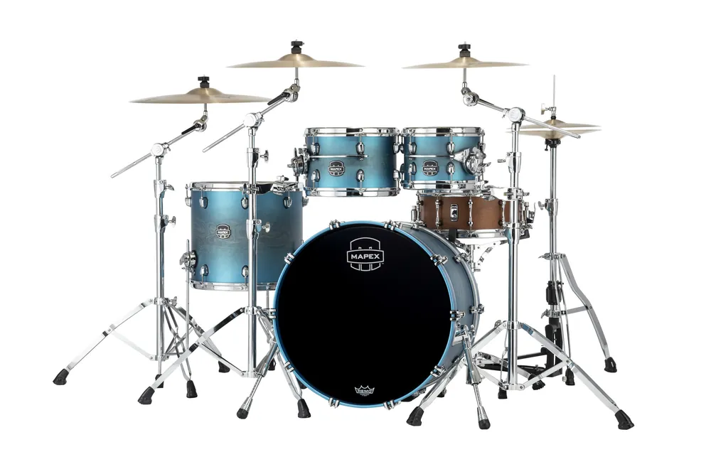Mapex MAPEX SATURN EVOLUTION STAGE 22‘‘/4Fûts AZUR BURST Populaire