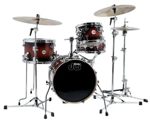 DW DESIGN SERIES MINI PRO 16‘‘/4PCS TOBACCO BURST Populaire