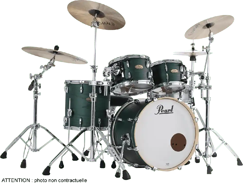 Meilleur Prix Pearl Drums SESSION STUDIO SELECT Fusion 20‘‘ 4 fûts - Emerald Ash