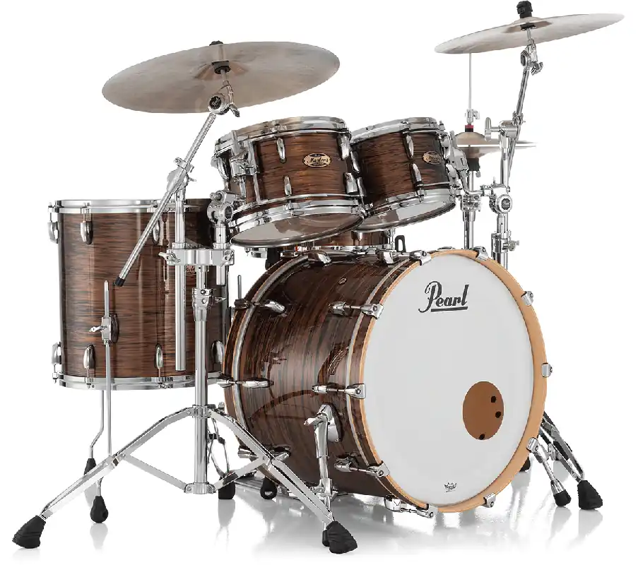 Satisfait Ou Remboursé Pearl Drums MASTER MAPLE PURE Rock 22‘‘ 4 fûts - GyroLock-L Custom Bronze Oyste