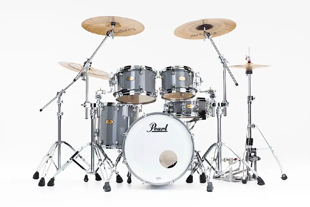 Haute Qualité Pearl Drums REFERENCE ONE Fusion 20‘‘ 4 fûts - GyroLock-L Premium Putty Grey