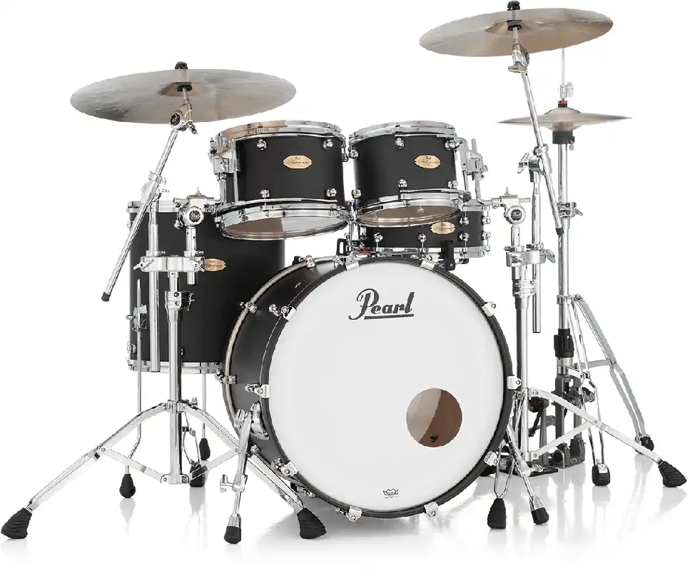 Pearl Drums REFERENCE ONE Rock 22‘‘ 4 fûts - GyroLock-L Premium Matte Black Mist Satisfait Ou Remboursé