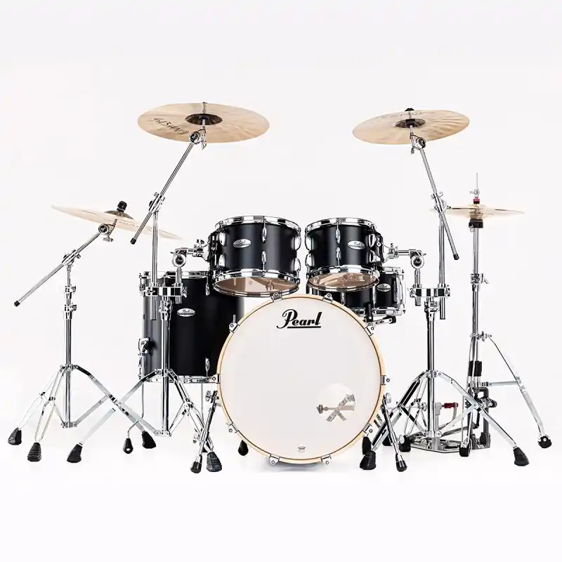 Pearl Drums PROFESSIONAL MAPLE 22‘‘/4PCS - MATTE CAVIAR BLACK Usine Directe