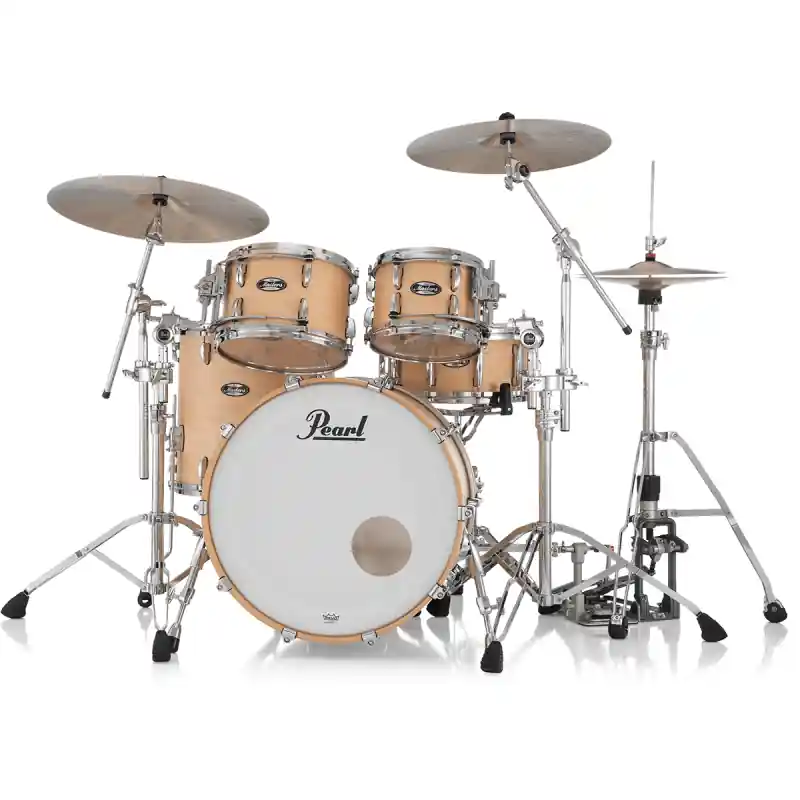 Offre Limitée Pearl Drums MASTER MAPLE 22‘‘/4PCS - OPTIMOUNT PREMIUM MATTE NATURAL