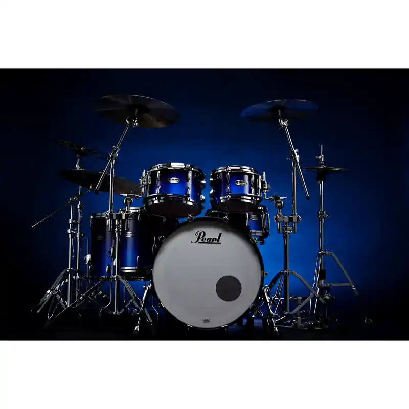 Pearl Drums MASTER MAPLE 22‘‘/4PCS - GYROLOCK-L CUSTOM KOBALT BLUE FADE METALLIC Seulement Aujourd'hui