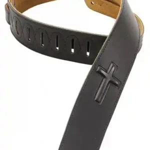 Quantité Limitée DISCONTINUE Levy‘s Sangle Cuir avec Motifs DM1SGC - Black