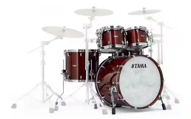 Tama STAR WALNUT 22‘‘/4PCS RED BURGUNDY WALNUT Dernier Modèle