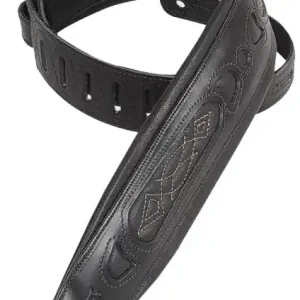 DISCONTINUE Levy‘s Sangle Cuir matelassé PM31 - BLK Usine Directe