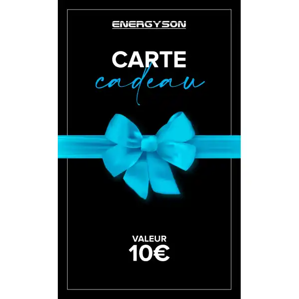 Réduction EnergysonCarte Cadeau 10