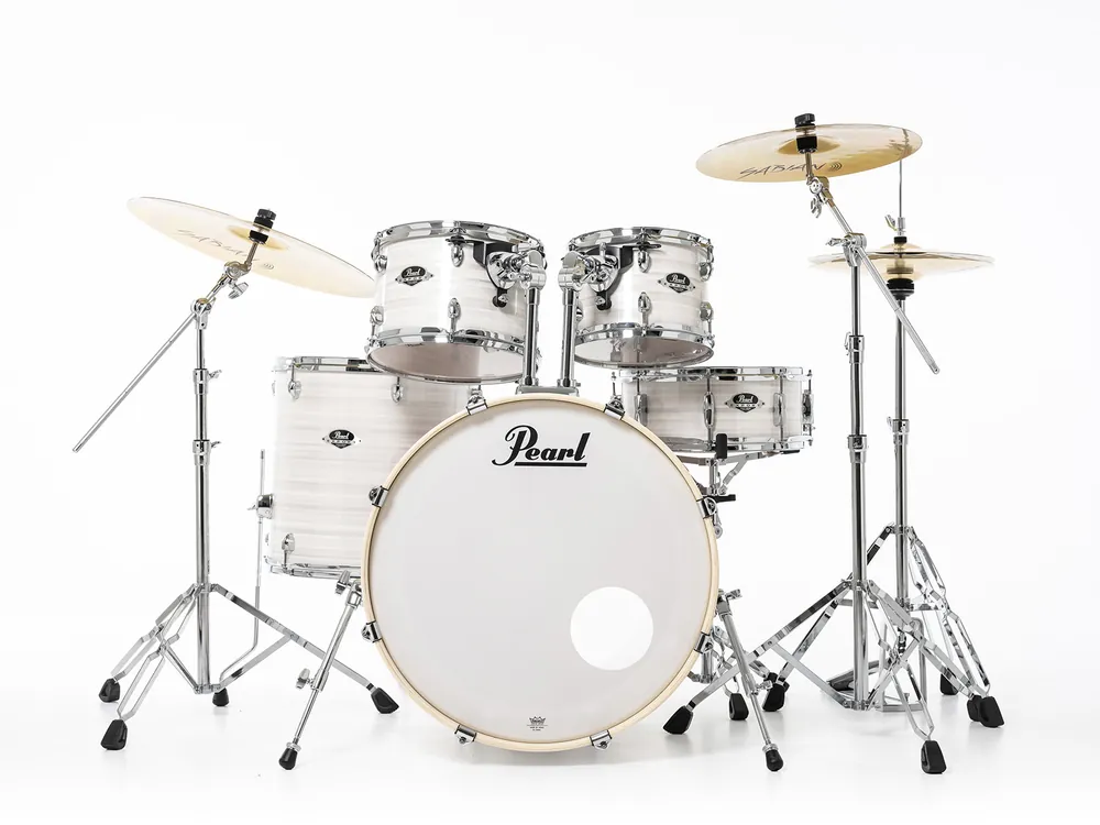 Pearl Drums Export Standard 22‘‘ - 5 fûts - Slipstream White / Pack Sabian SBR 3 cymbales Achat Immédiat