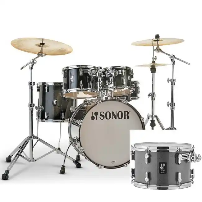 Commande En Gros Sonor SONOR AQ2 STUDIO 20‘‘/5PCS TITANIUM QUARTZ