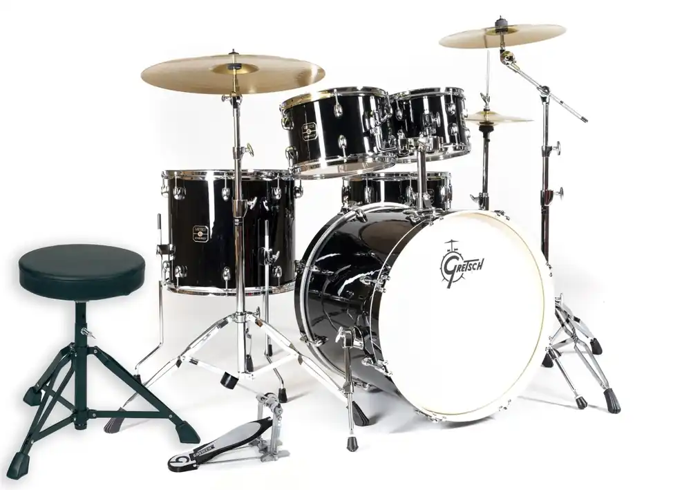 Remise Gretsch Drums Energy 22‘‘/5pcs, 3 Cymbales Noir