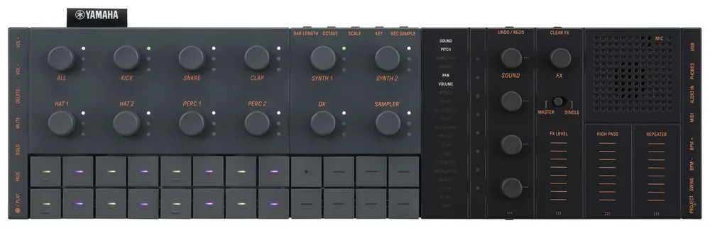 Achat Immédiat YAMAHA SEQTRAK BLACK Music Production Studio
