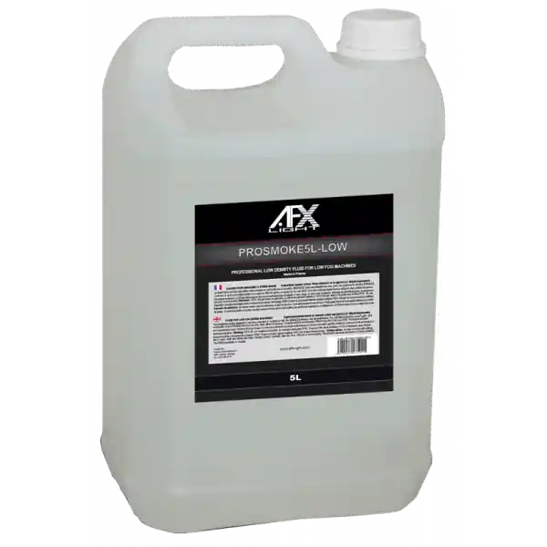 AFX LightPROSMOKE5L-LOW - Liquide fumée lourde - 5 Litres Offre Spéciale