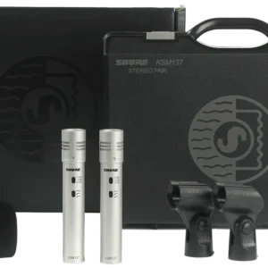Shure KSM137SLSTEREO Paire de micros KSM137/SL Meilleure Vente