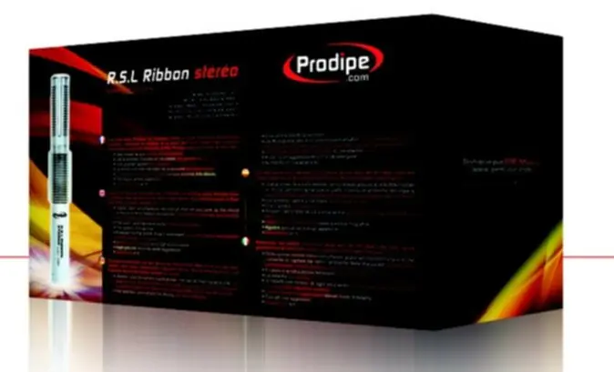 Retour Gratuit Prodipe RSL - Micro stéréo à double ruban