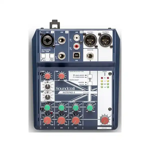 SoundcraftNotePad-5 Commander Vite