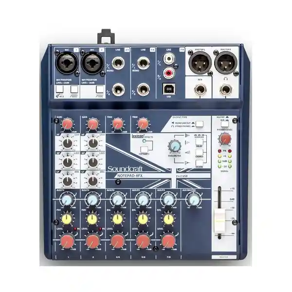 SoundcraftNotePad-8FX Haute Qualité