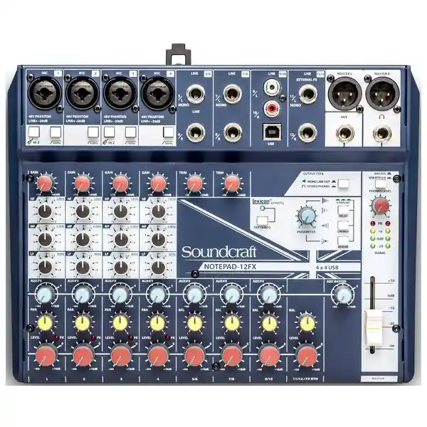 SoundcraftNotePad-12FX Expédition Rapide