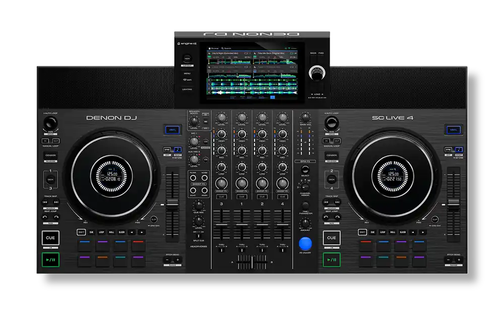 Denon DJ SCLIVE4 Système DJ autonome 4 voies ECRAN 7‘ Affaire À Saisir