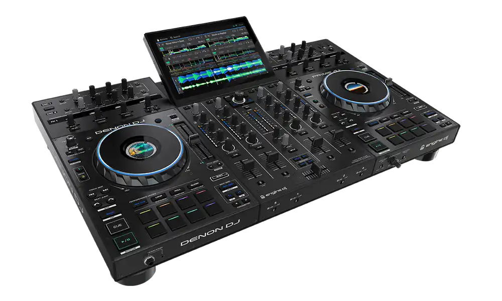 Denon DJ PRIME4+ 4 voies autonomes, écran tactile 10,1", Wifi, BT Meilleur Prix