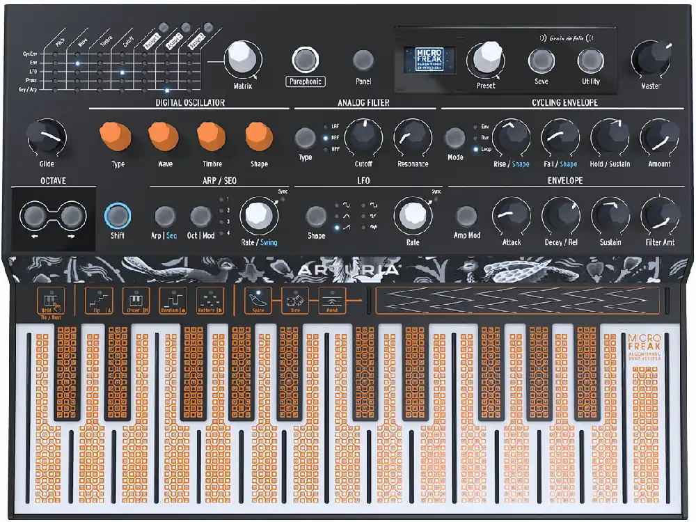 Dernier Modèle Arturia MICROFREAK Synthétiseur hybride