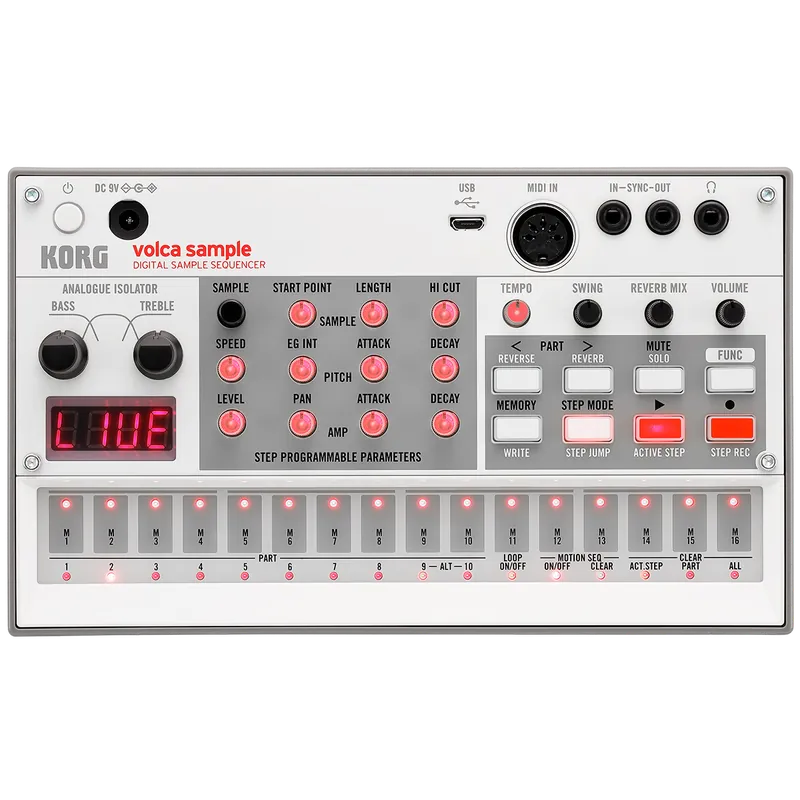Usine Directe Korg VOLCA-SAMPLE2 Séquenceur de samples