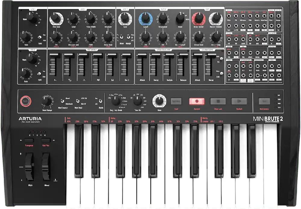 Arturia MINIBRUTE2-BK Synthétiseur analogique série noire Expédition Rapide