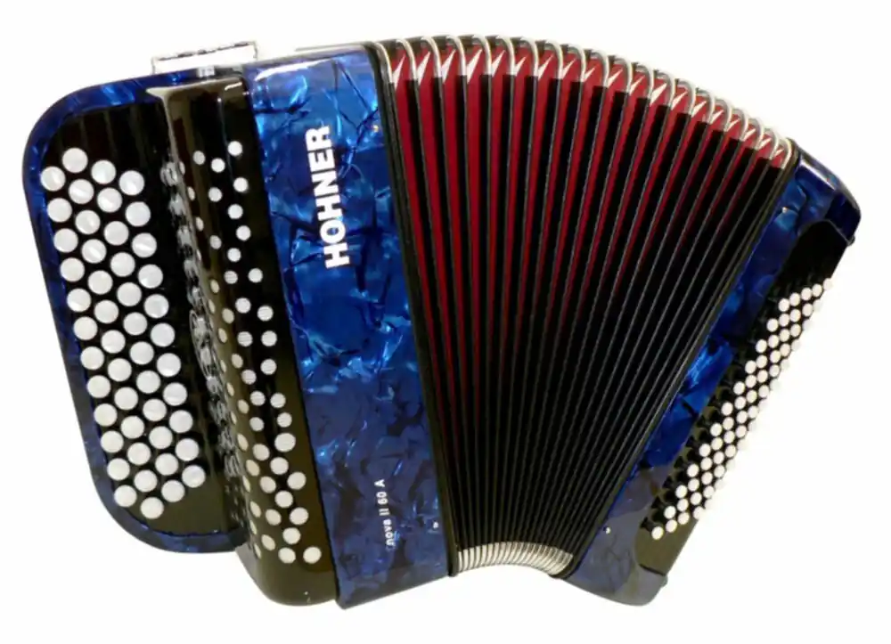 Paiement Sécurisé Hohner Accordéon NOVA II 60 BLEU