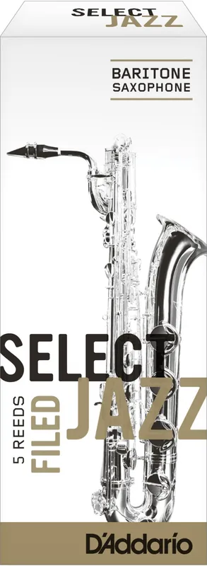 D‘Addario Select jazz filed force 4 Medium - boîte de 5 anches pour saxophone baryton Nouvelle Collection