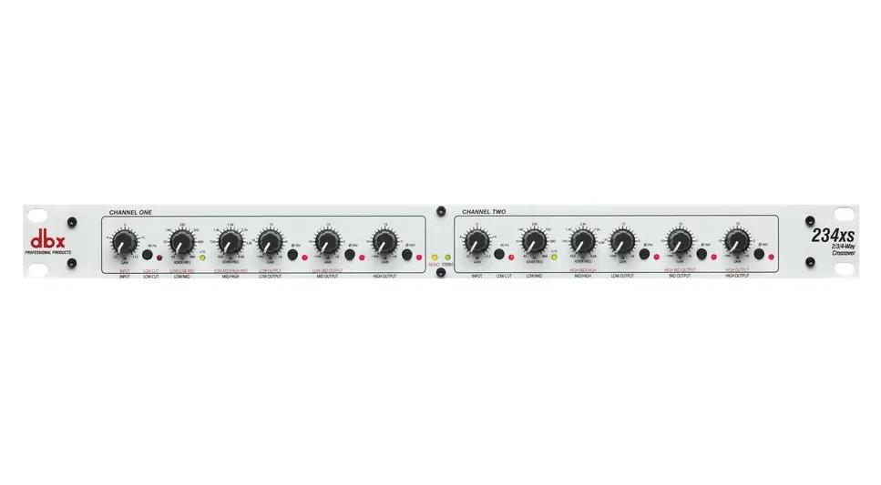 DBX 234XS Filtre actif 2/3 voies stereo - 4 voies mono Nouvelle Collection