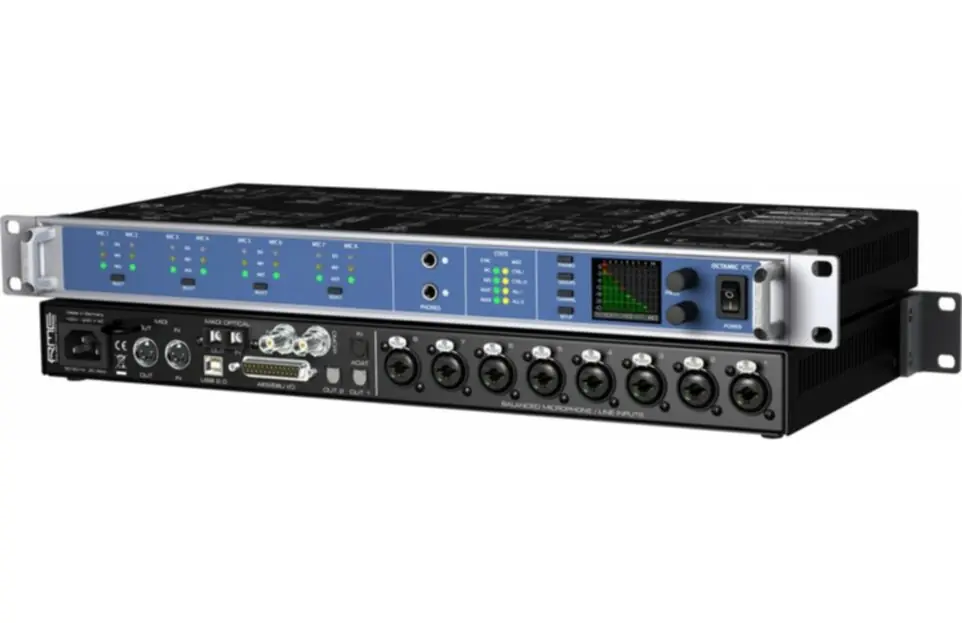 RME OCTAMIX XTC - PRÉAMPLI MICRO/LIGNE 8 CANAUX, MADI, AES, ADAT Top Vente