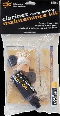 Herco HE106 - kit d‘entretien complet pour clarinette ébonite Petit Prix