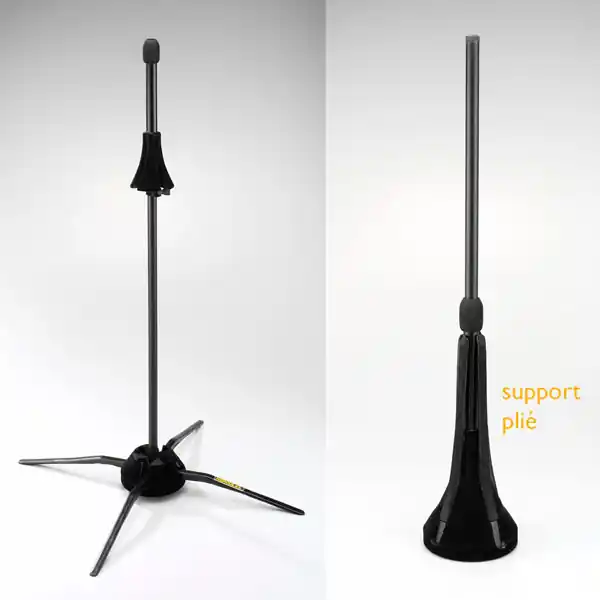 Expédié Aujourd'hui Hercules DS420B - support trombone repliable ultra compact travlite