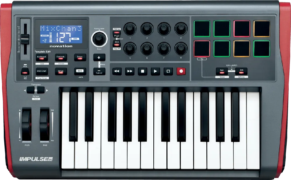 Prix Réduit Novation IMPULSE-25 25 notes