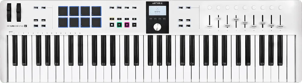 Achat Immédiat Arturia Keylab Essential 3 61 touches blanc