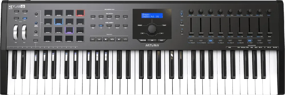 Nouvel Arrivage Arturia KEYLABMKII61-BK 61 notes - noir