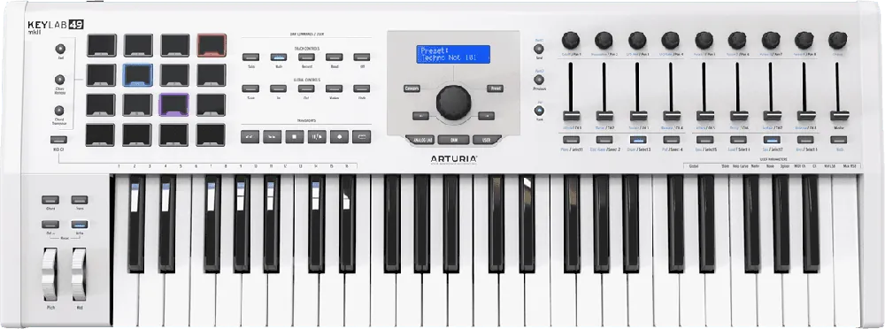 Arturia KEYLABMKII49-WH 49 notes white Vente Flash