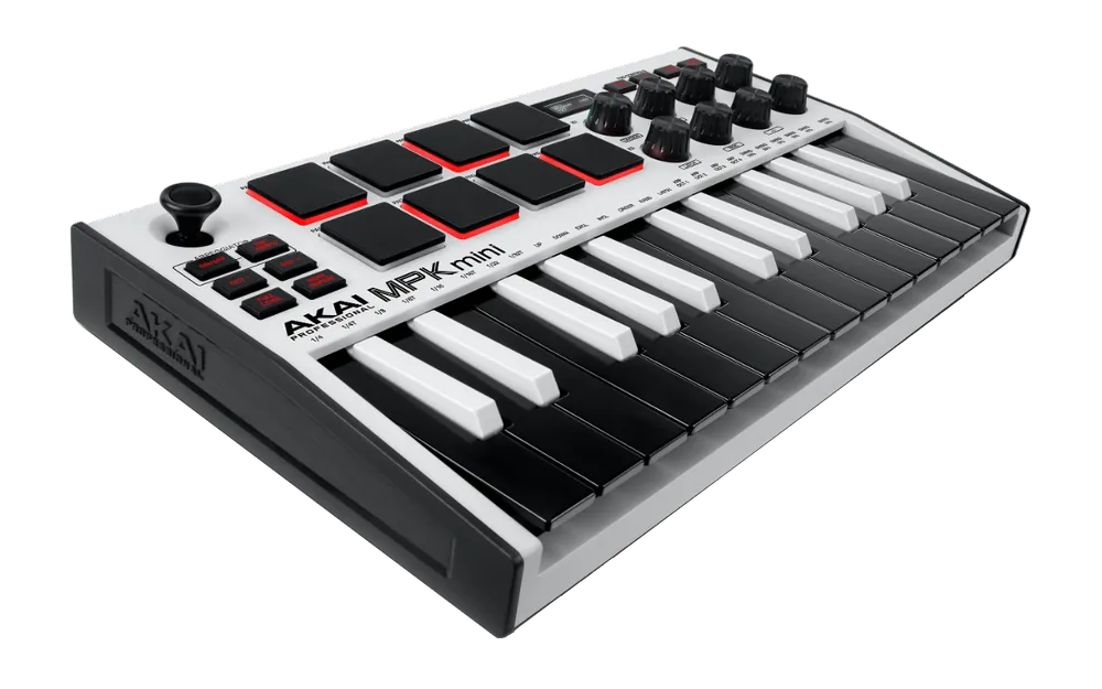 Top Vente Akai Professional MPK 25 mini notes 8 pads écran OLED MPKMINI3WH