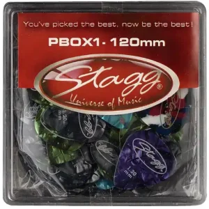 DISCONTINUE Stagg PBOX1-120 - Boite de 100 mediators celluoides 1.20 mm Achetez Aujourd'hui