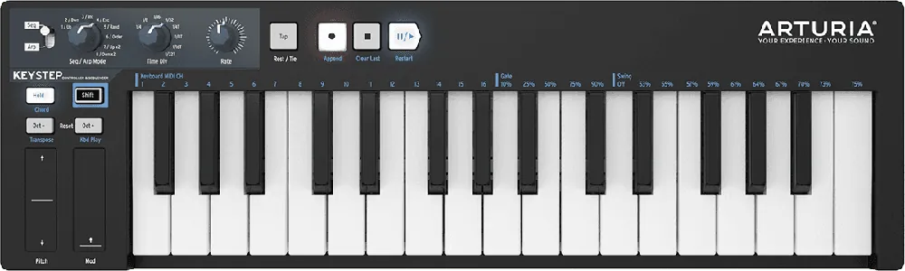Promotion Saisonnière Arturia KEYSTEP-BK Clavier 32 mini touches noir